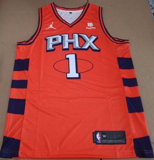 NBA 1 Booker Phoenix Suns fashion design Maillot orange imprimé